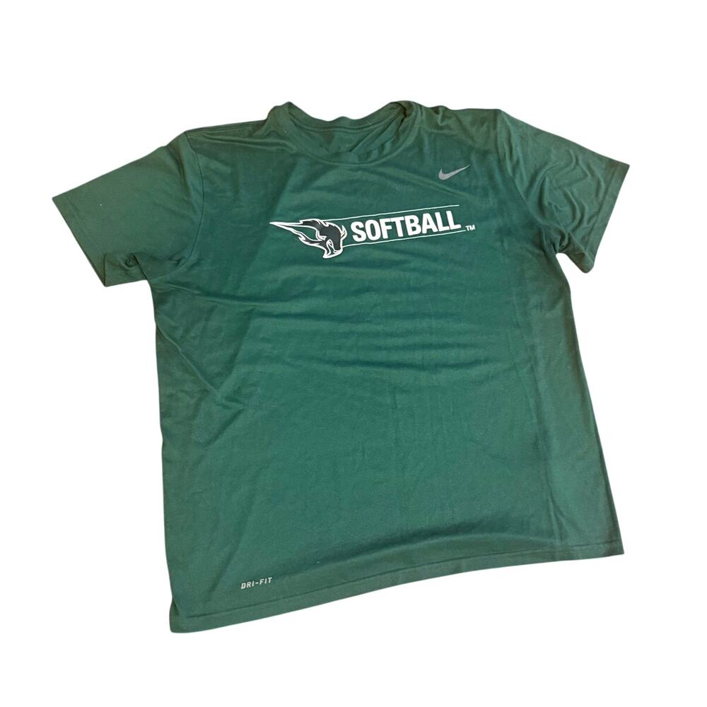 Nike OBU Softball Practice Gear Shirt Oklahoma Baptist Bison Logo XL